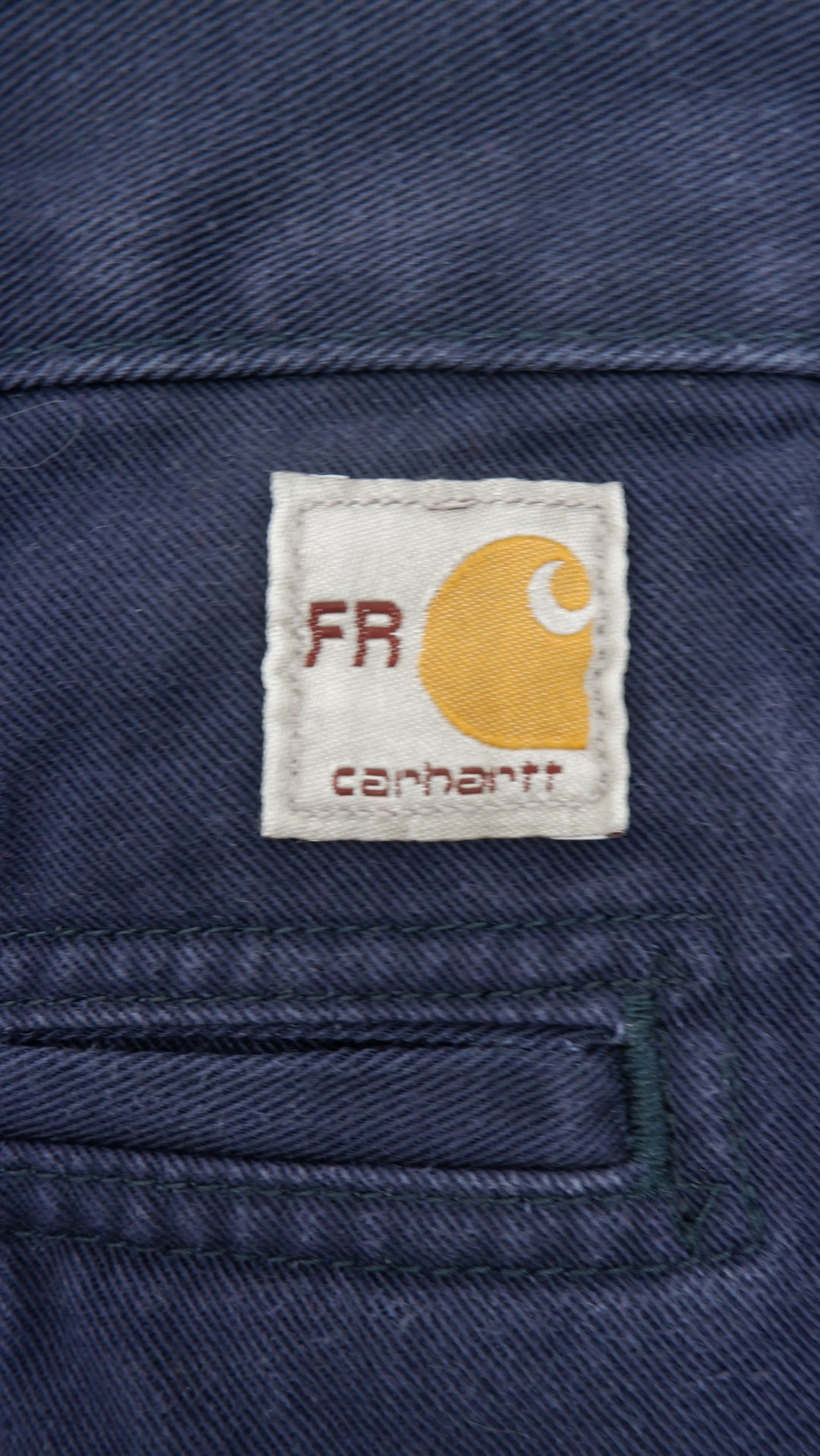 Carhartt Flame Resistant Vintage Navy Workwear Pants