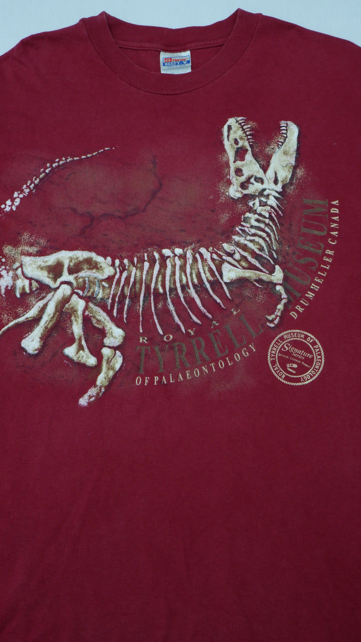 Vintage Royal Tyrrell Museum Of Palaeontology T-Shirt Single Stitch Made in USA