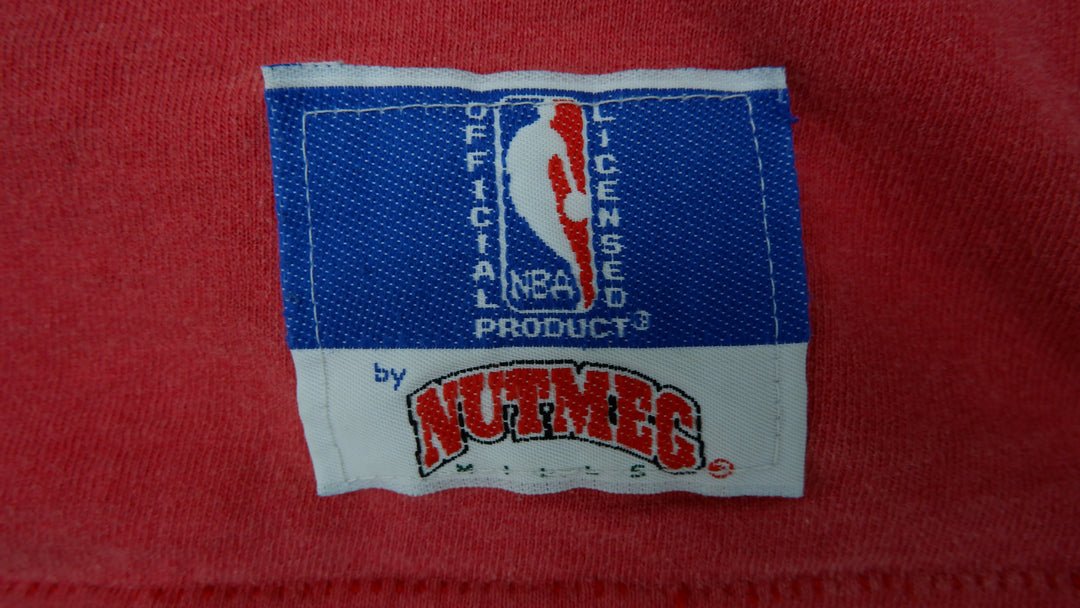 Nutmeg Mills Chicago Bulls NBA Member Club Single Stitch T-Shirt Made In USA