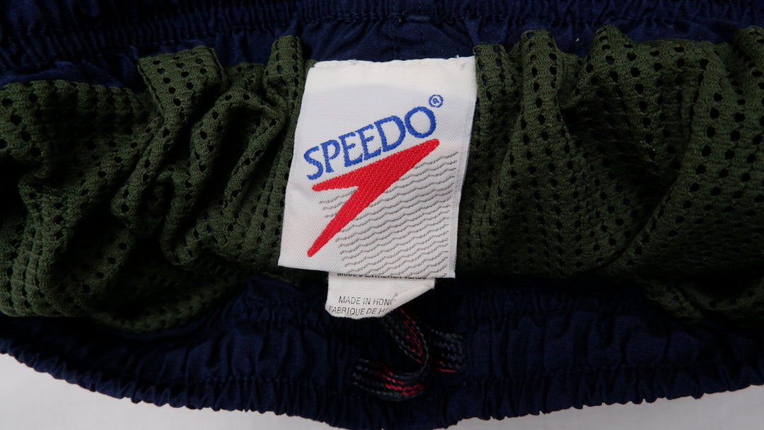 Speedo Logo Embroidered Vintage Swim Shorts