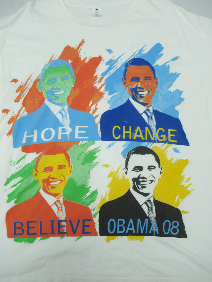Mens Barrack Obama Poster T-Shirt
