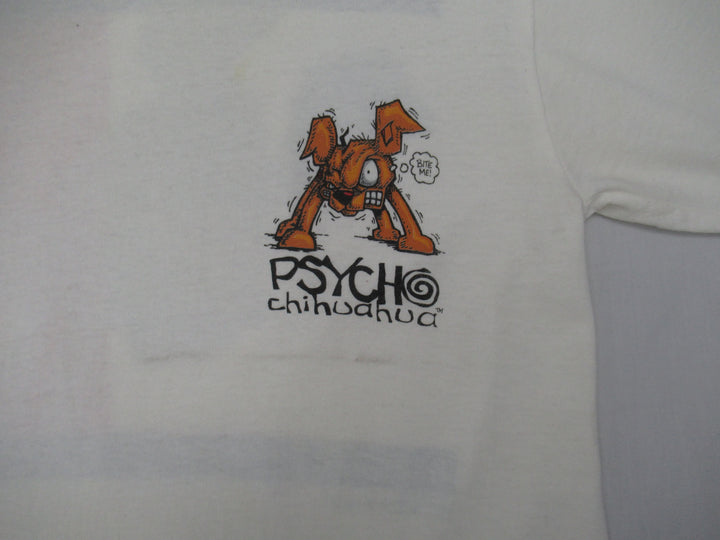 Vintage 1997 Tommy Got No Fingers Psycho Chihuahua T-Shirt