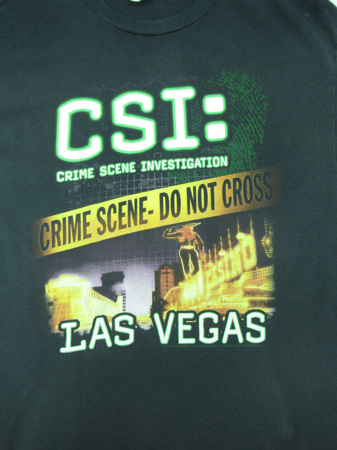 Vintage 2003 CSI: Crime Scene Investigation Las Vegas T-Shirt