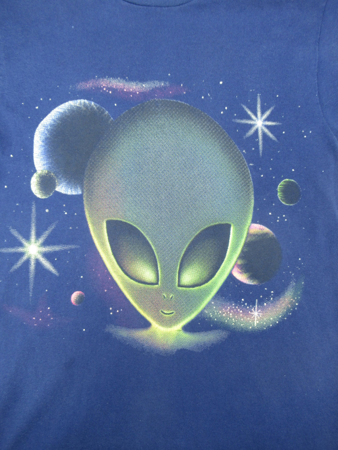 Vintage Decotex Alien Galaxy Single Stitch T-Shirt Made In USA