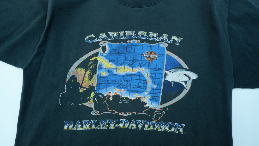 Vintage Harley Davidson Caribbean Big Twin T-Shirt