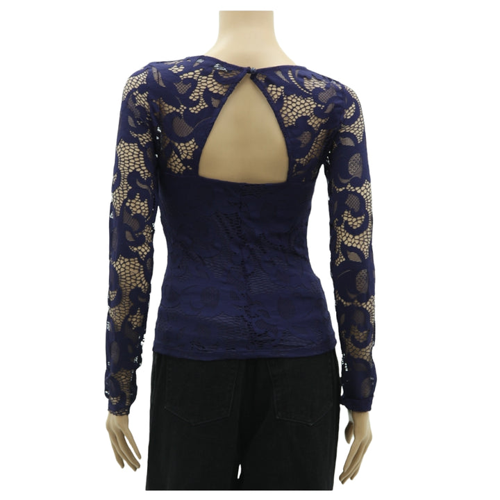 Ladies Guess Long Sleeve Lace Top