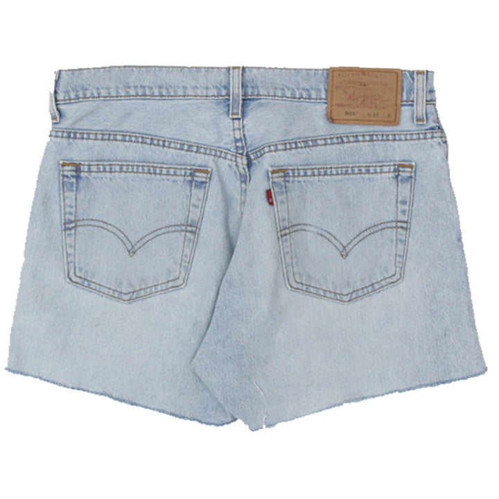 Ladies Levi Strauss # 505 Button Fly Custom Denim Shorts