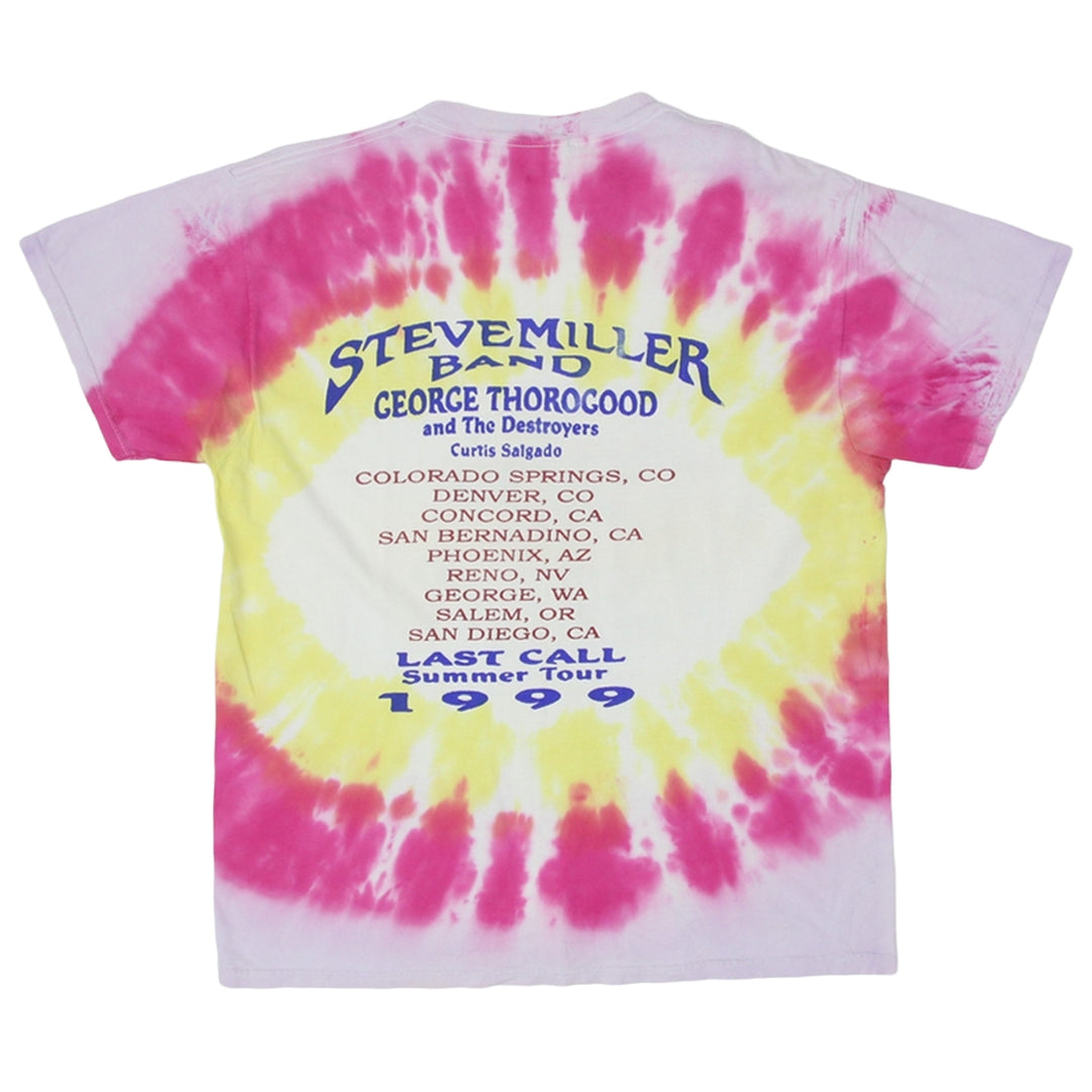 Vintage 1999 Steve Miller Band Last Call Summer Tour Tie Dye T-Shirt