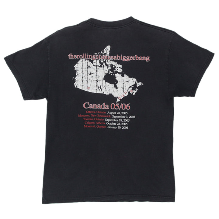 The Rolling Stones A Bigger Bang Canada Tour 05/06 VNTG T-Shirt