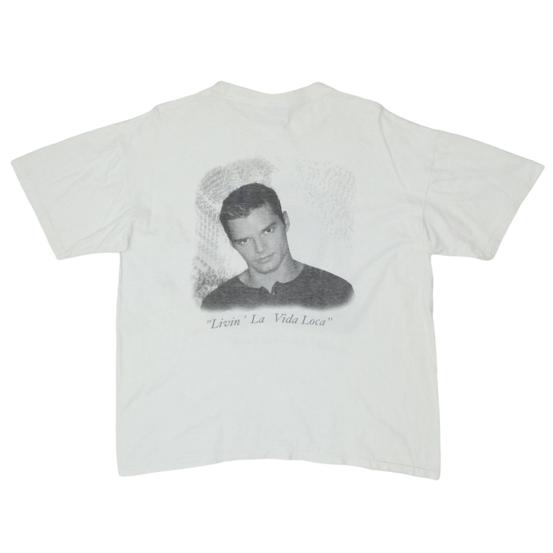 Ricky Martin ' Livin' La Vida Loca Single Stitch Vintage T-Shirt