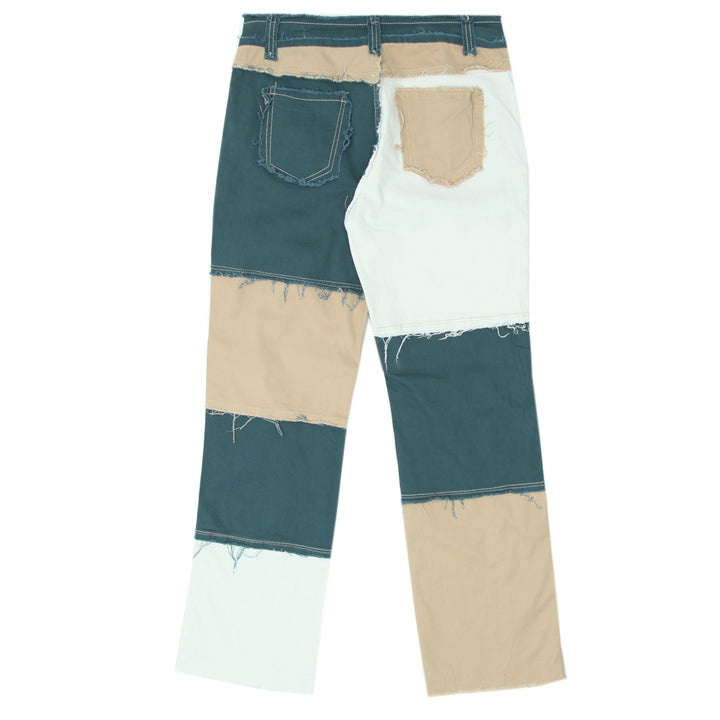 Ladies Patchedwork Straight Pants