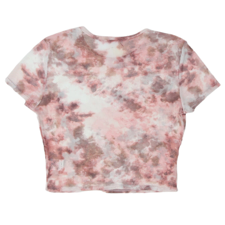 Ladies Ardene Net Printed Crop Top