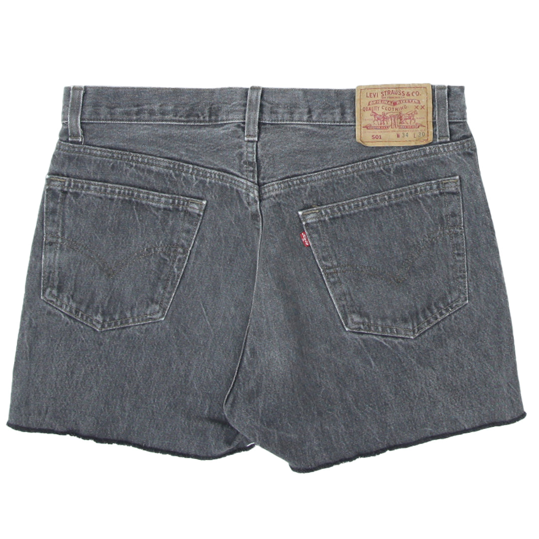 Ladies Levi Strauss # 501 Button Fly Custom Denim Shorts