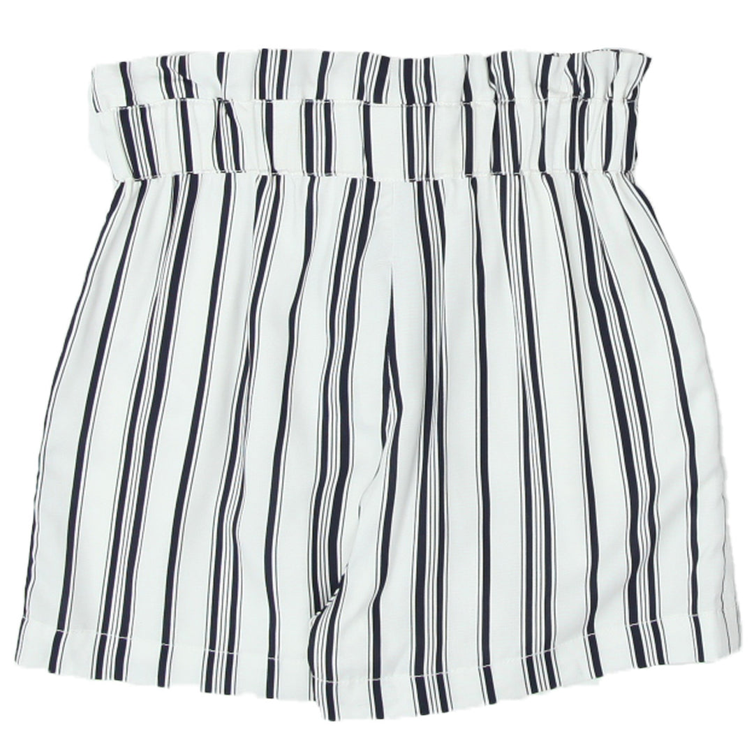 Ladies Forever New Stripe Paperbag Waist Shorts