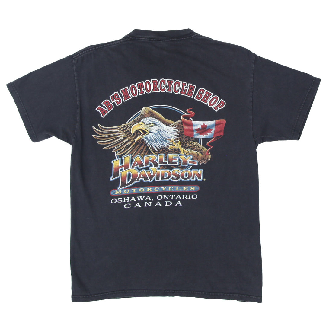 1999 Harley Davidson Ab's Motorcycle Shop Canada VNTG T-Shirt