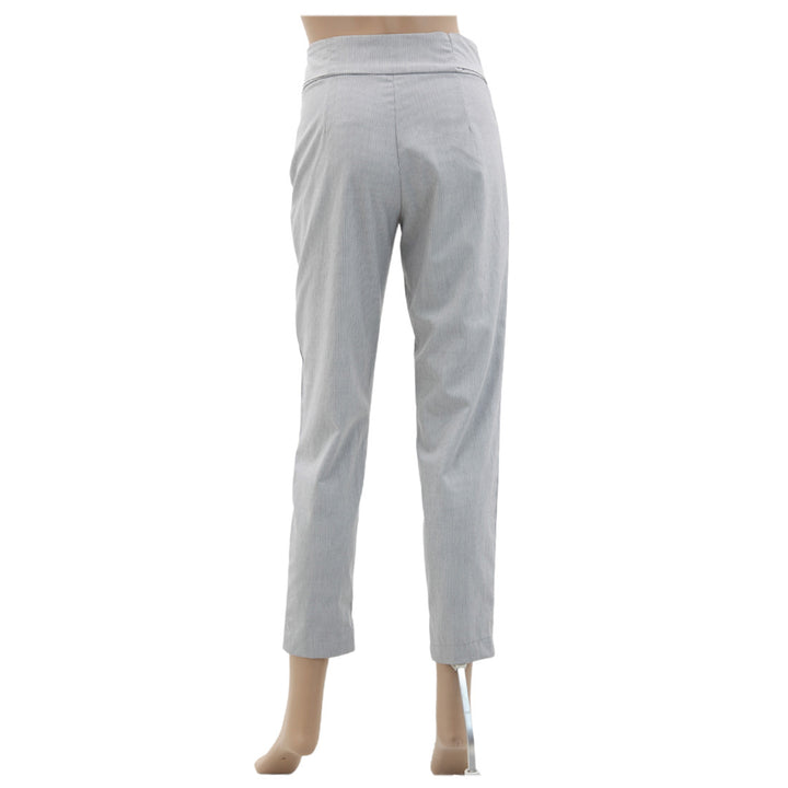 Ladies Gray Stripe Pants