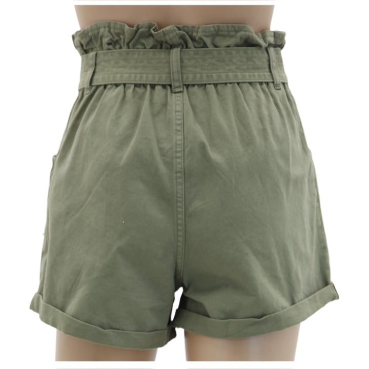 Ladies Abercrombie Paperbag Waist Chino Shorts