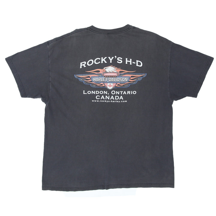 Harley Davidson Fat Boys Dominate VNTG T-Shirt Made In USA