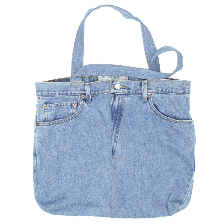 Rework Denim Picnic Tote Bag-Medium