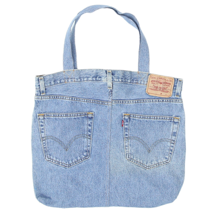 Rework Denim Picnic Tote Bag-Medium