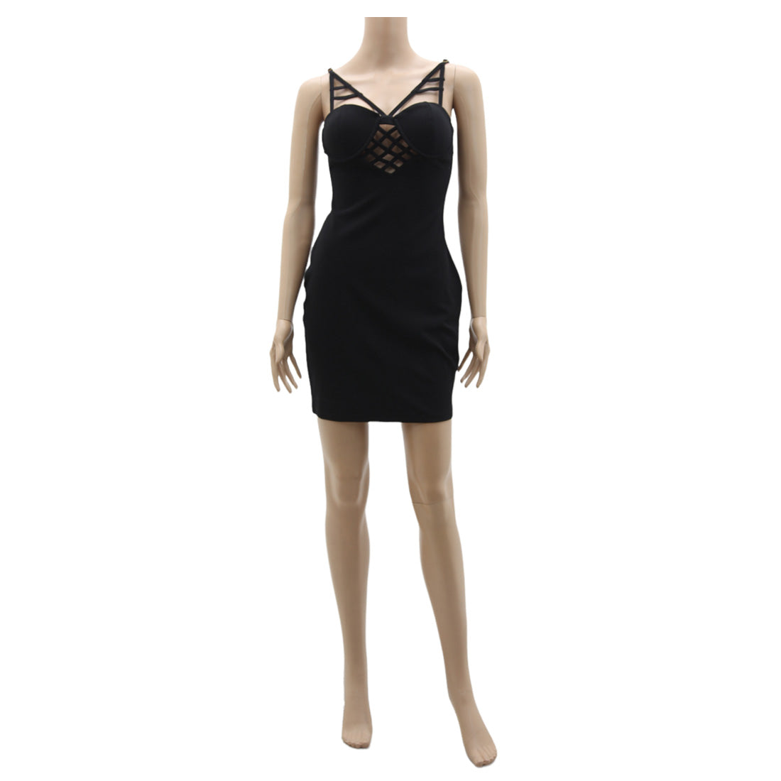 Ladies Fashion Nova Strappy Black Bodycon Dress online Fashionrerun Fashion Rerun Vintage
