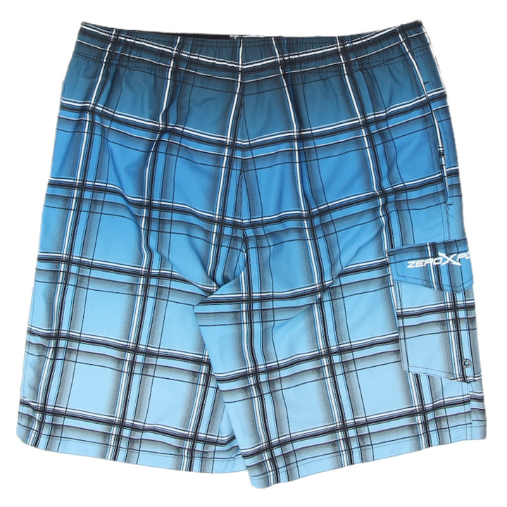 Mens Zeroxposur Plaid Board Shorts