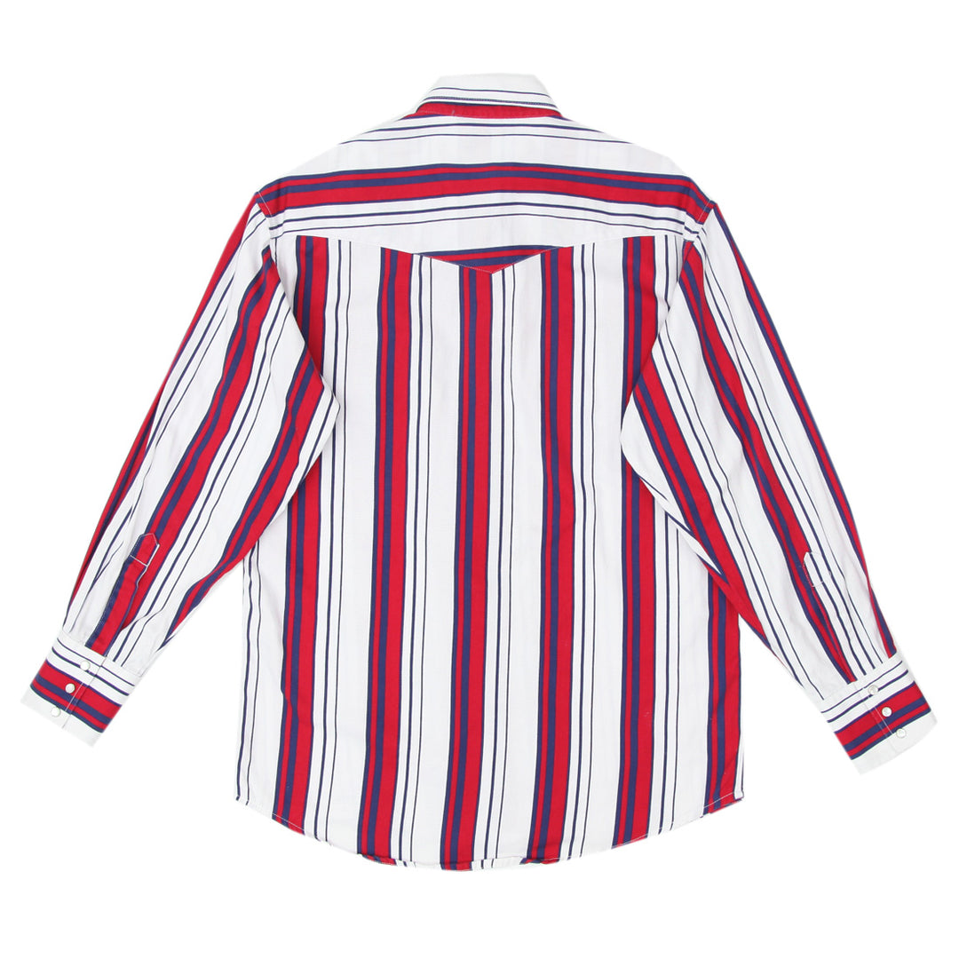 Mens Wrangler Stripe Western Shirt