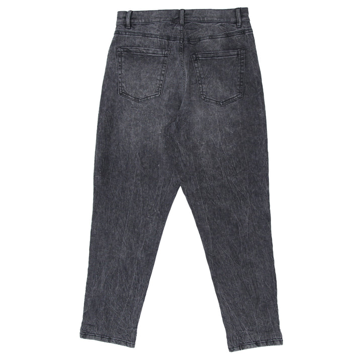 Ladies Ardene High Rise Mom Denim Pants