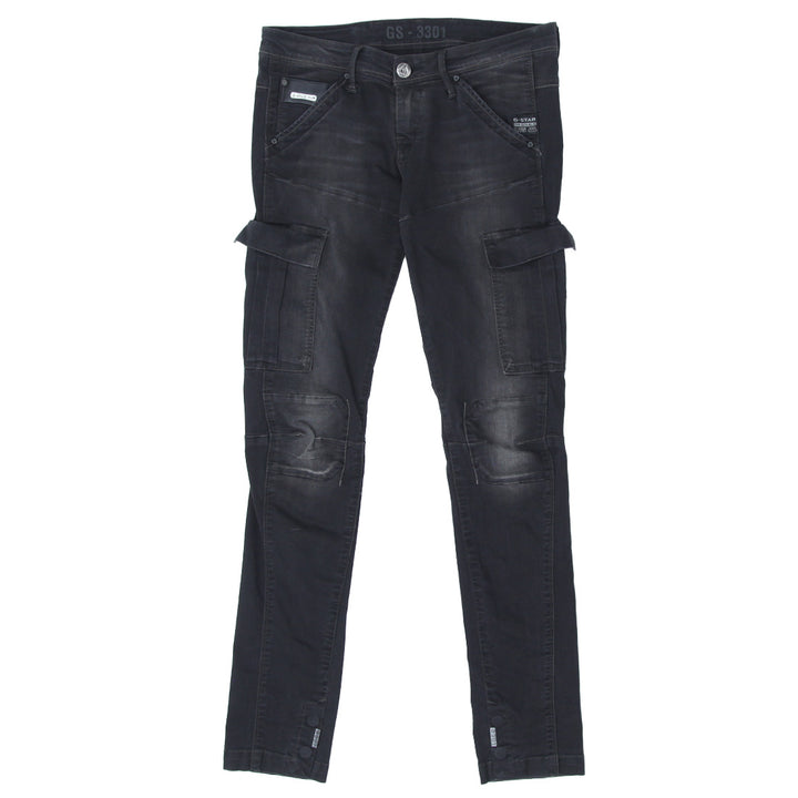 Ladies G-Star Skinny Cargo Stretch Denim Pants