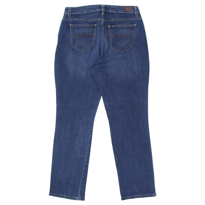 Ladies Lee Relaxed Fit Straight Leg High Rise Denim Pants