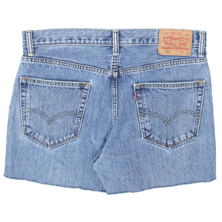 Ladies Levi Strauss # 550 Custom Denim Shorts