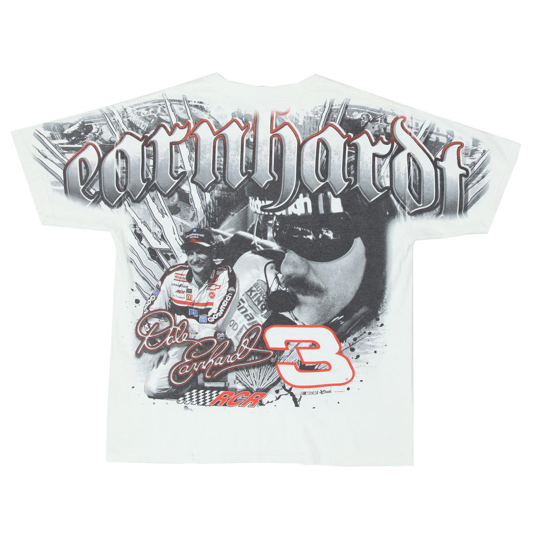 Dale Earnhardt All Over Print Nascar Vintage Racing T-Shirt