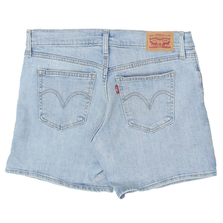 Ladies Levi Strauss Ripped Denim Shorts