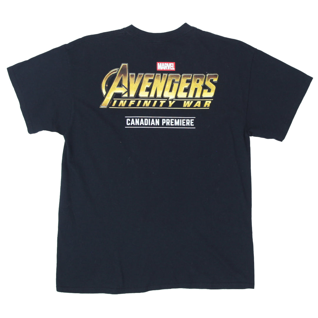 Mens Marvel Avengers Infinity War Canada Premiere T-Shirt