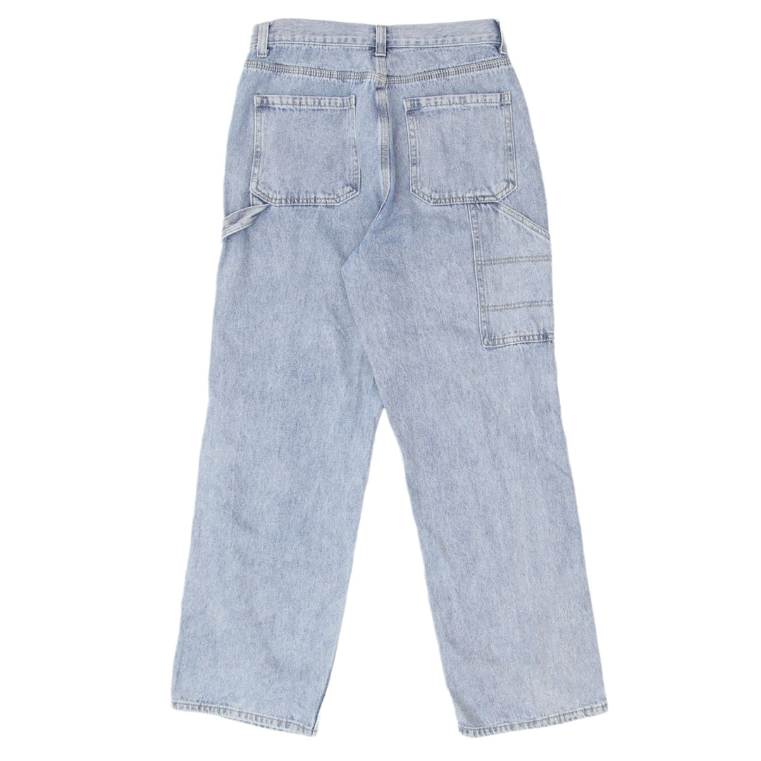 Ladies Simple Society High Waist Carpenter Denim Pants