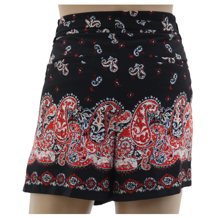 Ladies Loft Paisley Print Casual Shorts