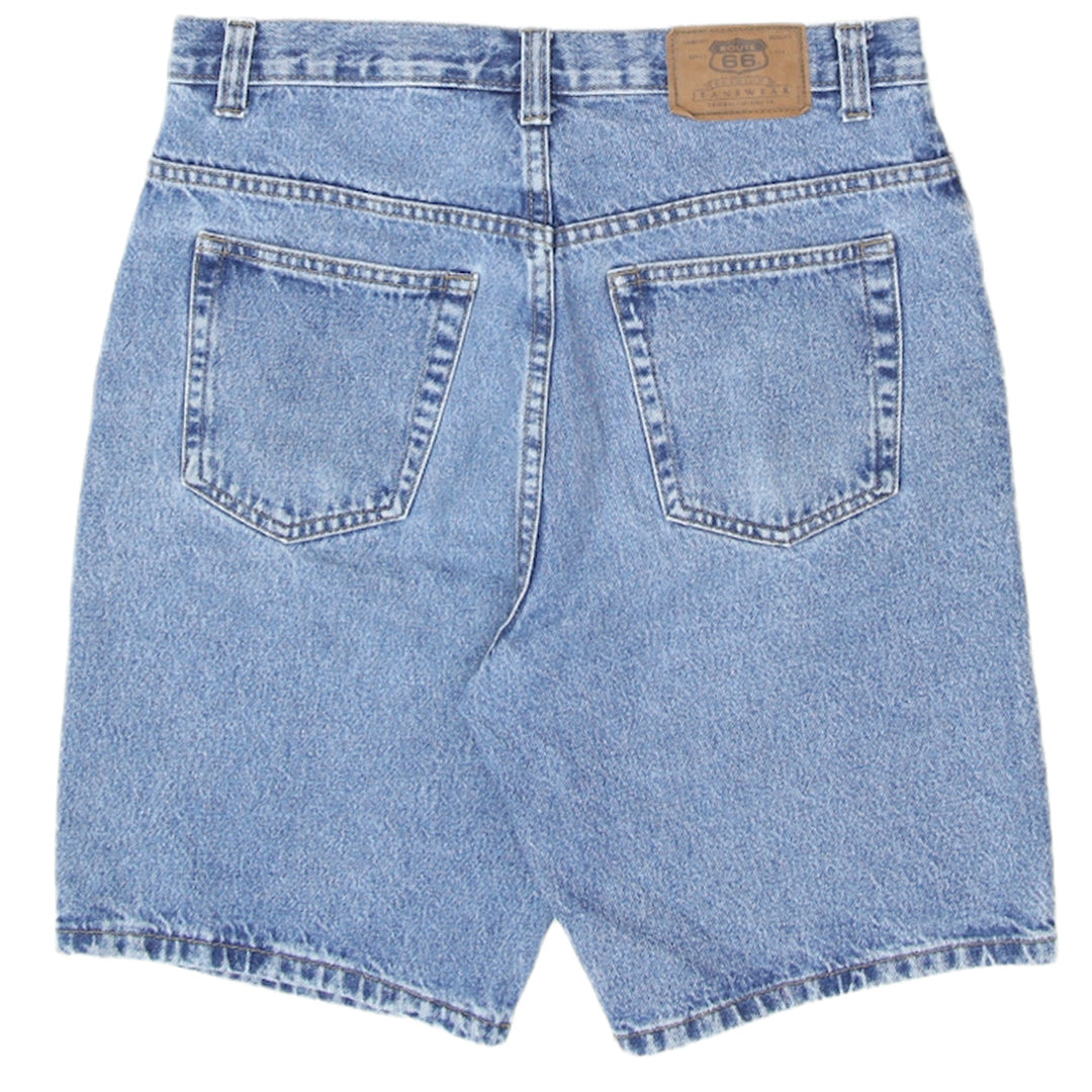 Mens Route 66 Denim Shorts