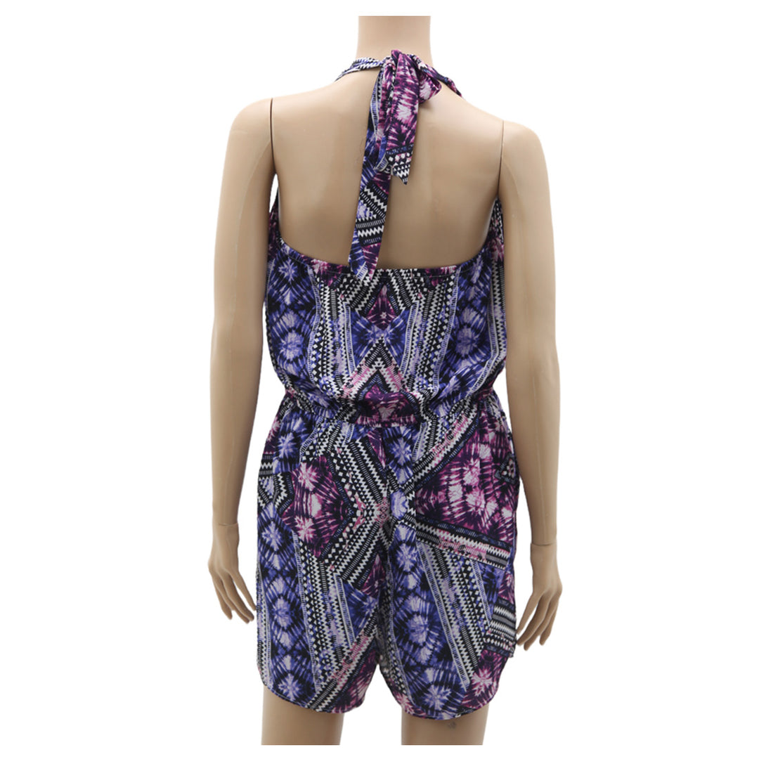 Ladies Halter Printed Rompers