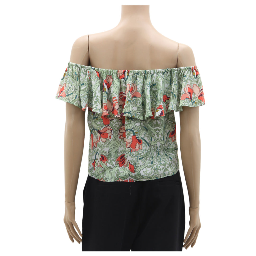 Ladies Guess Off-Shoulder Floral Top