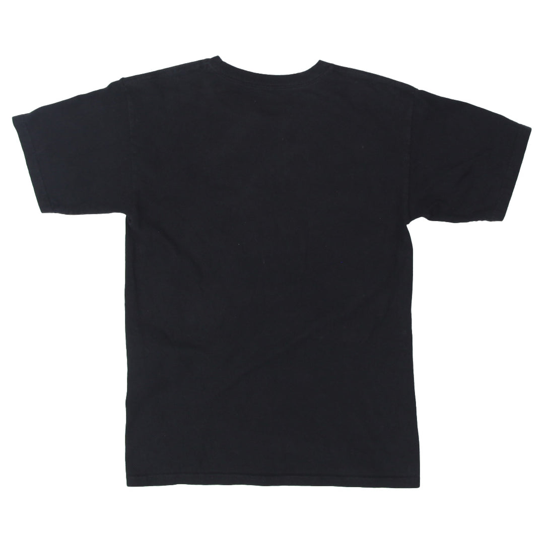 Mens Huf Embroidered Black T-Shirt