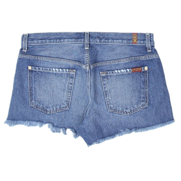 Ladies For All Mankind Ripped Denim Shorts