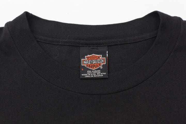 1997 Harley Davidson Mississipi Coast VNTG Long Sleeve T-Shirt Made In USA