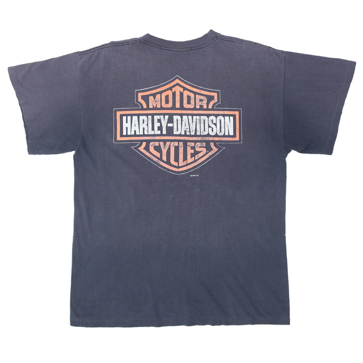 1996 Harley Davidson Motorcycles Wall VNTG Single Stitch T-Shirt Made in USA