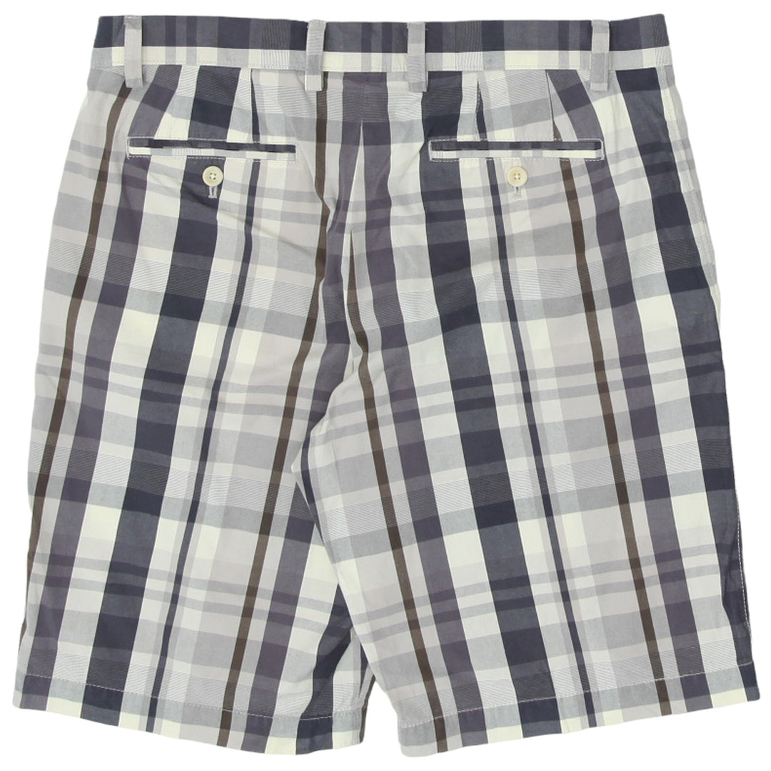 Mens Banana Republic Plaid Casual Shorts