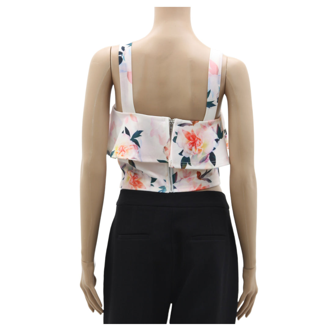 Ladies Dotti Floral Crop Top