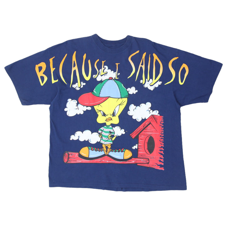 Tweety Bird Because I Said So Single Stitch VNTG T-Shirt