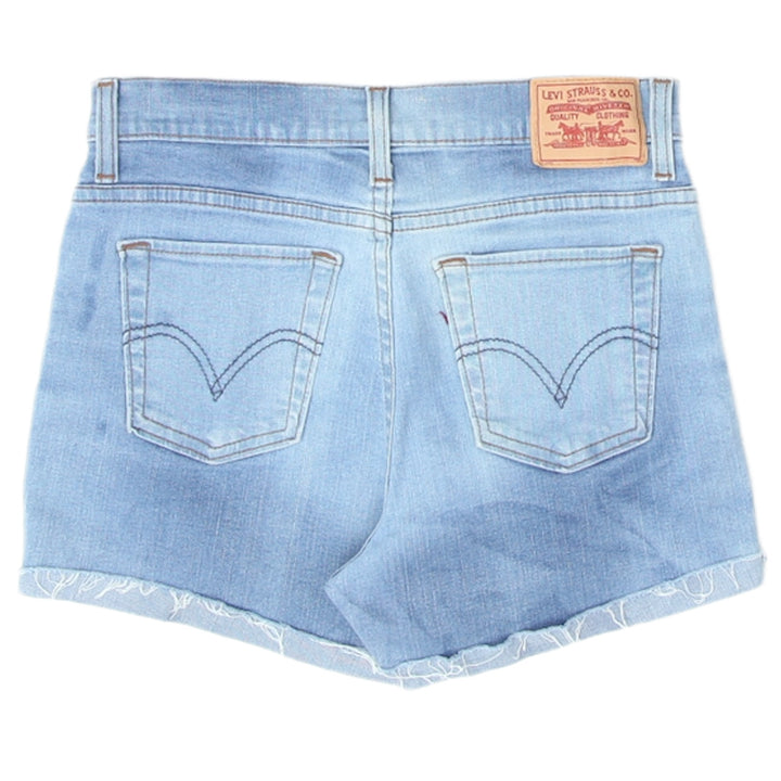 Ladies Levi Strauss # 512 Slimming Straight Cuff Denim Shorts