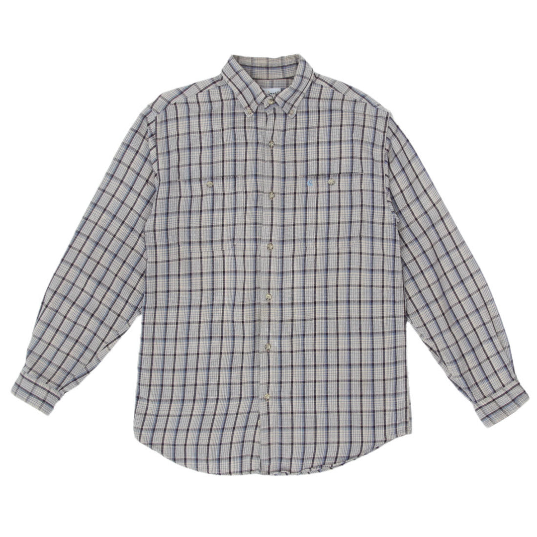 Mens Carhartt Plaid Long Sleeve Shirt