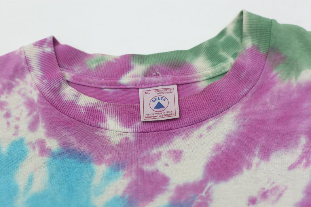 Vintage Global Atlernatives San Diego ' There's No Planet Like Home' Tie Dye T-Shirt