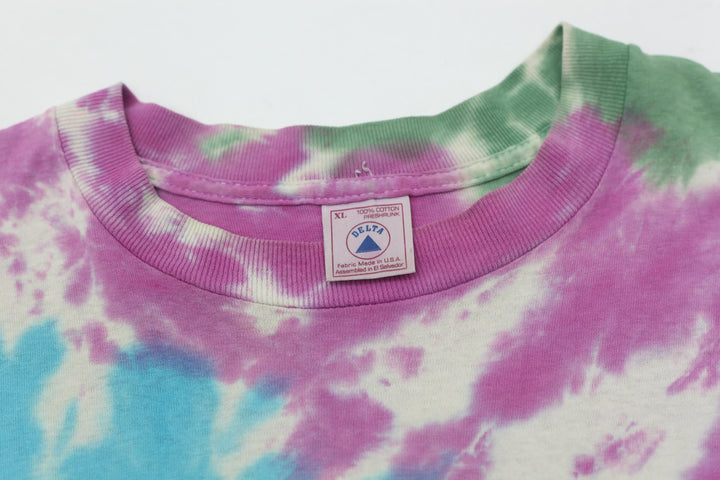 Vintage Global Atlernatives San Diego ' There's No Planet Like Home' Tie Dye T-Shirt